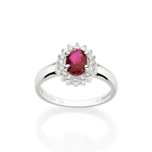 SILVER 925 CHERRY RING