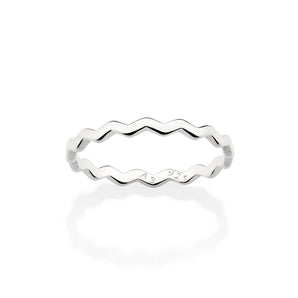 SILVER 925 ZIGZAG RING