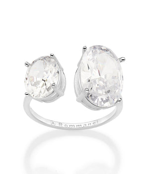 SILVER 925 DOUBLE WINTER WONDERLAND MAXI RING
