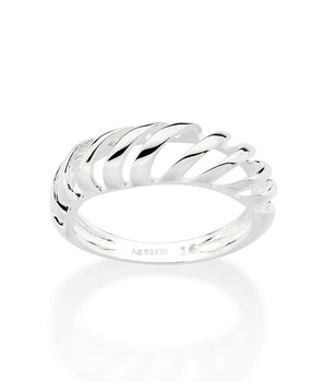 SILVER 925 HOLLOWED OUT RING