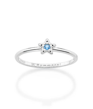 SILVER 925 STELLA MARINA SKINNY RING