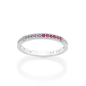 SILVER 925 GIRLY VIBES SKINNY RING