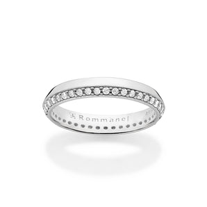 SILVER 925 ETERNAL PROMISE WEDDING BAND