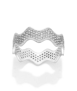 SILVER 925 RICKRACK RING