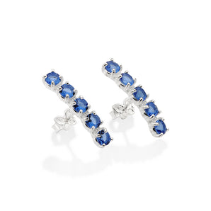 SILVER 925 BLUE HOLIDAYS EAR CUFF