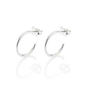 SILVER 925 SMALL EVERYDAY HOOP EARRINGS