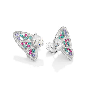 SILVER 925 MAJESTIC BUTTERFLY EARRINGS