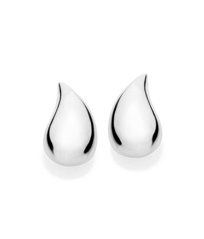 SILVER 925 BOLD DROPLET EARRINGS