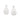 SILVER 925 HEART OF DEVOTION STATEMENT EARRINGS