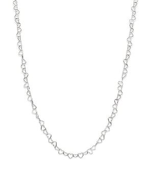 SILVER 925 HEART LINK CHAIN