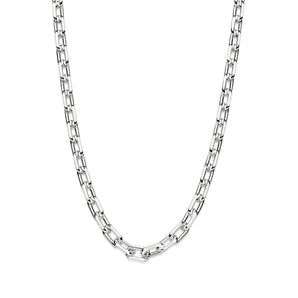 SILVER 925 PAPER CLIP LINK CHAIN - 60CM