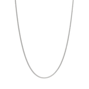 SILVER 925 CURB LINK CHAIN - 42CM