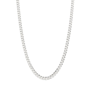 SILVER 925 THICK CURB LINK CHAIN - 50CM