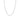 SILVER 925 LONG PAPER CLIP LINK CHAIN - 45CM