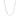 SILVER SMALL FIGARO LINK CHAIN MEDIUM