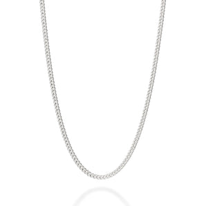 SILVER SMALL FIGARO LINK CHAIN MEDIUM