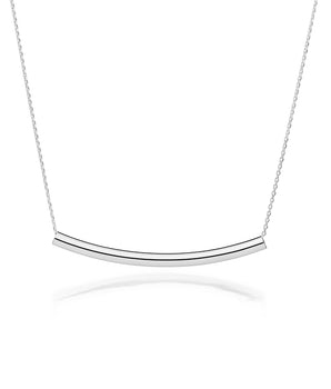 SILVER 925 TUBE NECKLACE