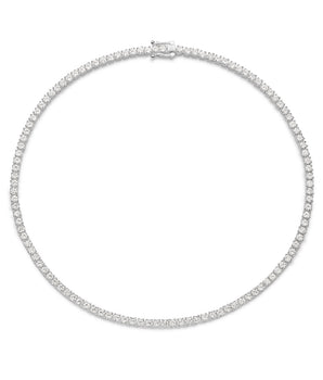 SILVER 925 LARGE RIVIERA NECKLACE