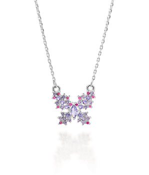 SILVER 925 BUTTERFLY ELEGANCE NECKLACE