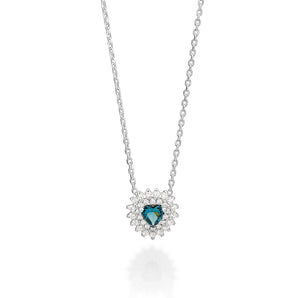SILVER 925 ILLUMINATED HEART NECKLACE