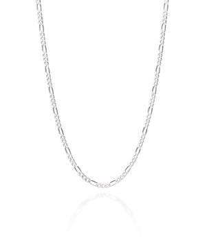SILVER 925 FIGARO LINK CHAIN