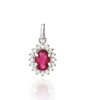 SILVER CHERRY PENDANT