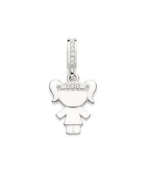 SILVER 925 GIRL CHARM