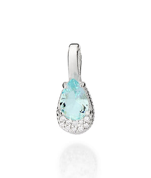SILVER 925 MELTED SNOW PENDANT
