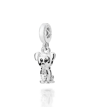 SILVER 925 DOG CHARM