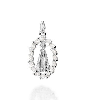 SILVER 925 OUR LADY APARECIDA PENDANT