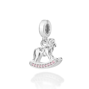 SILVER 925 ROCKING HORSE CHARM