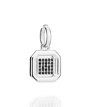 MEN'S SILVER 925 OCTAGONAL PENDANT