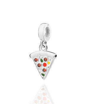 SILVER 925 PIZZA CHARM