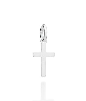 MEN'S SILVER 925 PLAIN CROSS PENDANT
