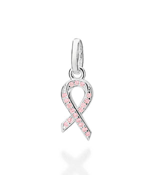 STERLING SILVER 925 BOW PENDANT FEATURING ZIRCONIAS