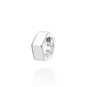 SILVER 925 MEN'S MODERN GEOMETRIC PENDANT