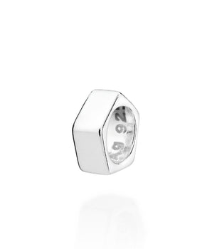 SILVER 925 MEN'S MODERN GEOMETRIC PENDANT