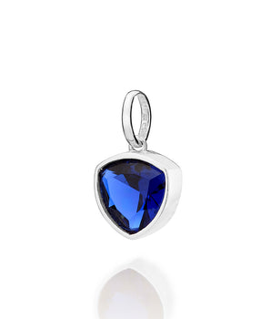 SILVER 925 MEN'S ROYAL BLUE PENDANT