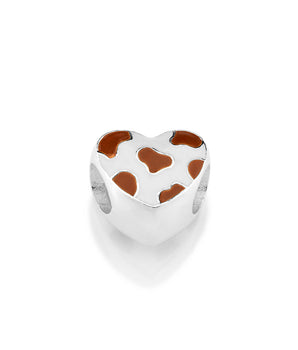SILVER 925 WILD HEART SPACER CHARM