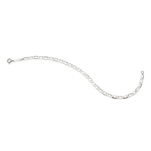 SILVER ANCHOR LINK BRACELET LARGE