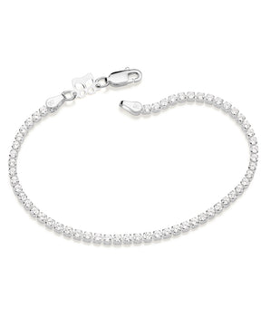 SILVER BRACELET WITH ZIRCONIA