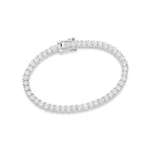 SILVER 925 SMALL RIVIERA BRACELET IN WHITE