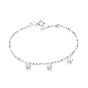 SILVER 925 WHITE LIGHT BRACELET