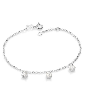 SILVER 925 WHITE LIGHT BRACELET