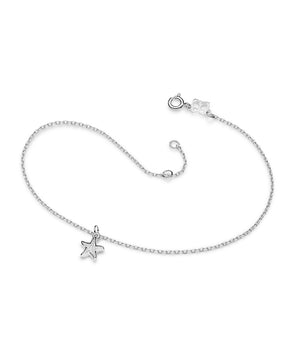 SILVER 925 STARFISH ANKLET