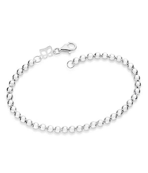 SILVER 925 SMALL BEADED BRACELET