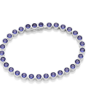 SILVER 925 ENGLISH RIVIERA LARGE BRACELET