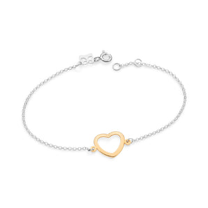 SILVER 925 HEART OF LIGHT BRACELET