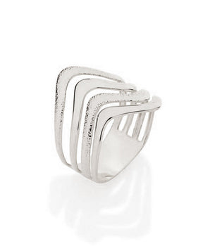 RHODIUM PLATED RING