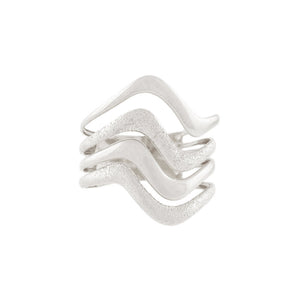 RHODIUM PLATED RING
